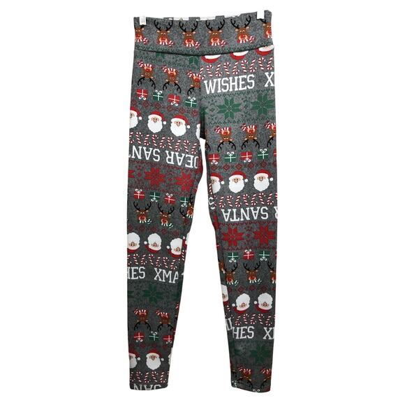 Girls No Boundaries High Rise Christmas Leggings Size M 7-9 New with Tags - Picture 1 of 4